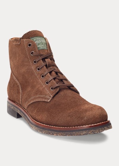 Botas Polo Ralph Lauren Camurça Army Homem 95724-FWYC